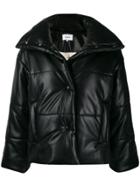 Nanushka High-neck Puffer Jacket - Black