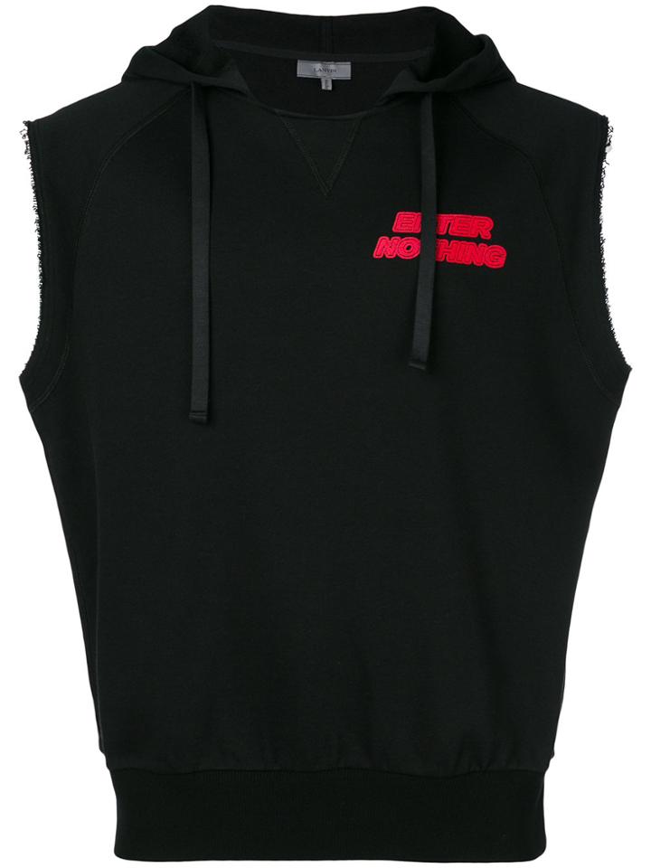 Lanvin Enter Nothing Sleeveless Hoodie - Black