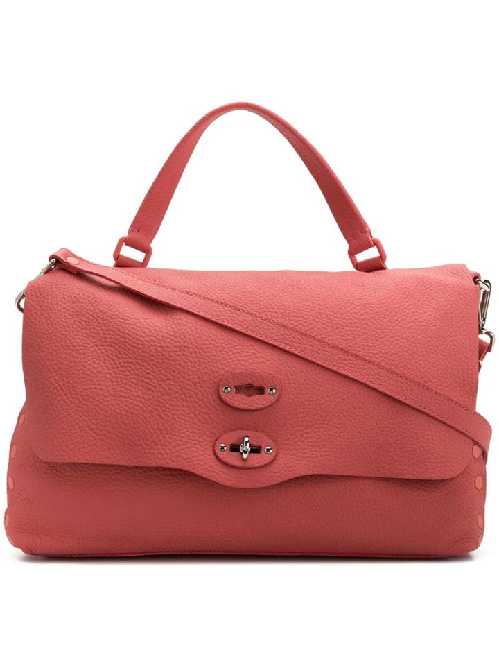 Zanellato Postina Flip Lock Tote Bag - Pink