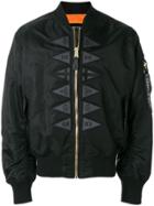 Marcelo Burlon County Of Milan Flags Alpha Ma-1 Bomber Jacket - Black