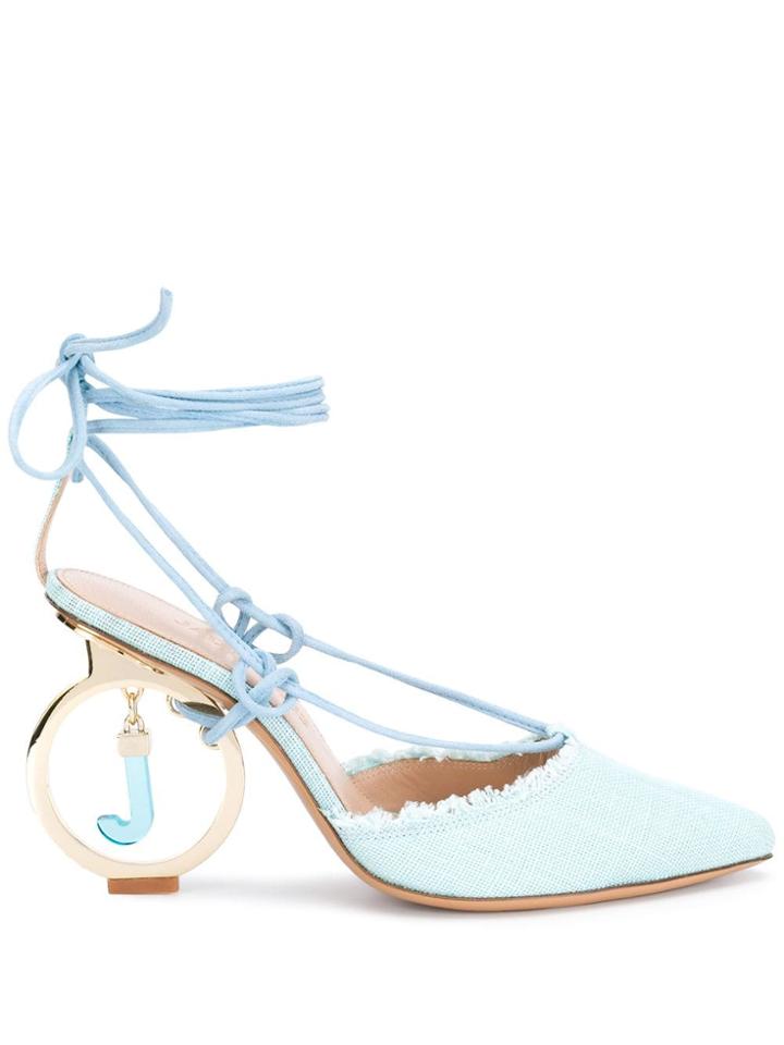 Jacquemus J Charm Heel Pumps - Blue