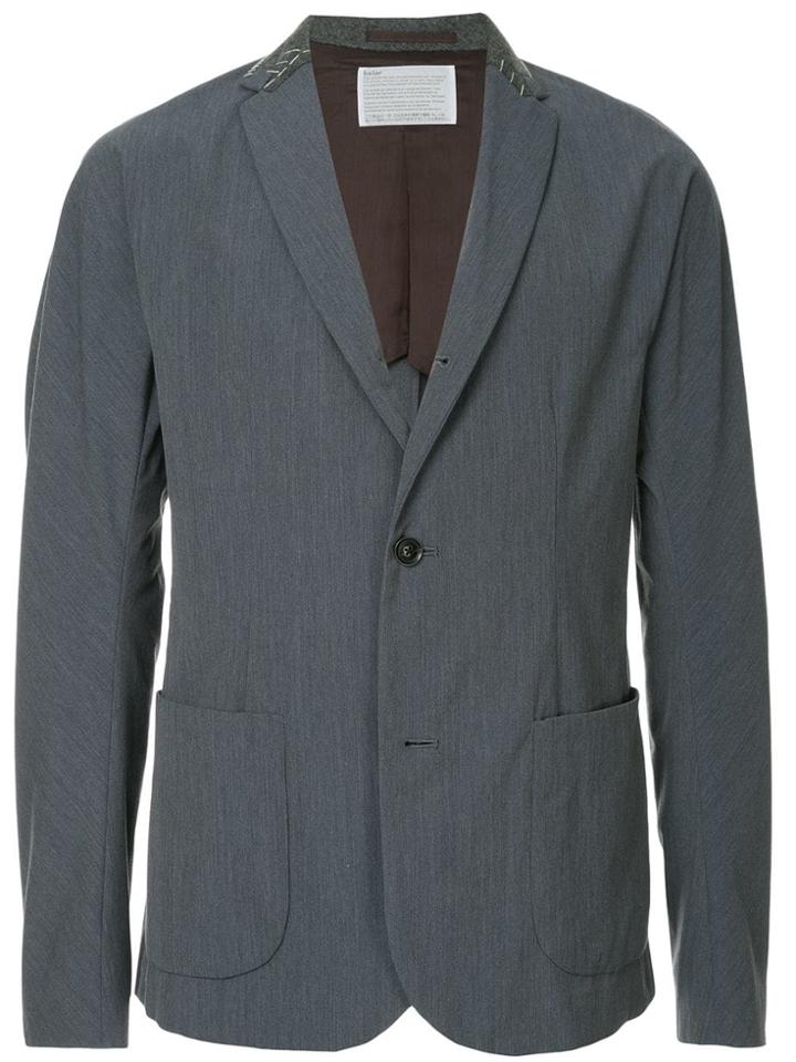 Kolor Curved Hem Blazer - Grey