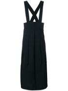 Comme Des Garçons Long Skirt With Braces - Black