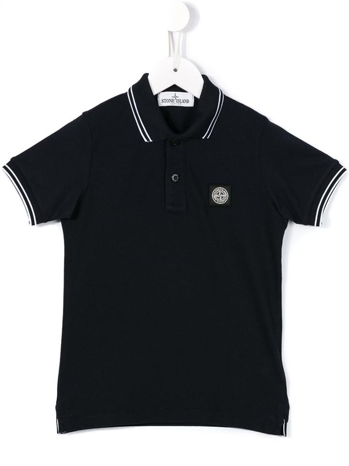 Stone Island Kids Classic Polo Shirt, Boy's, Size: 8 Yrs, Blue