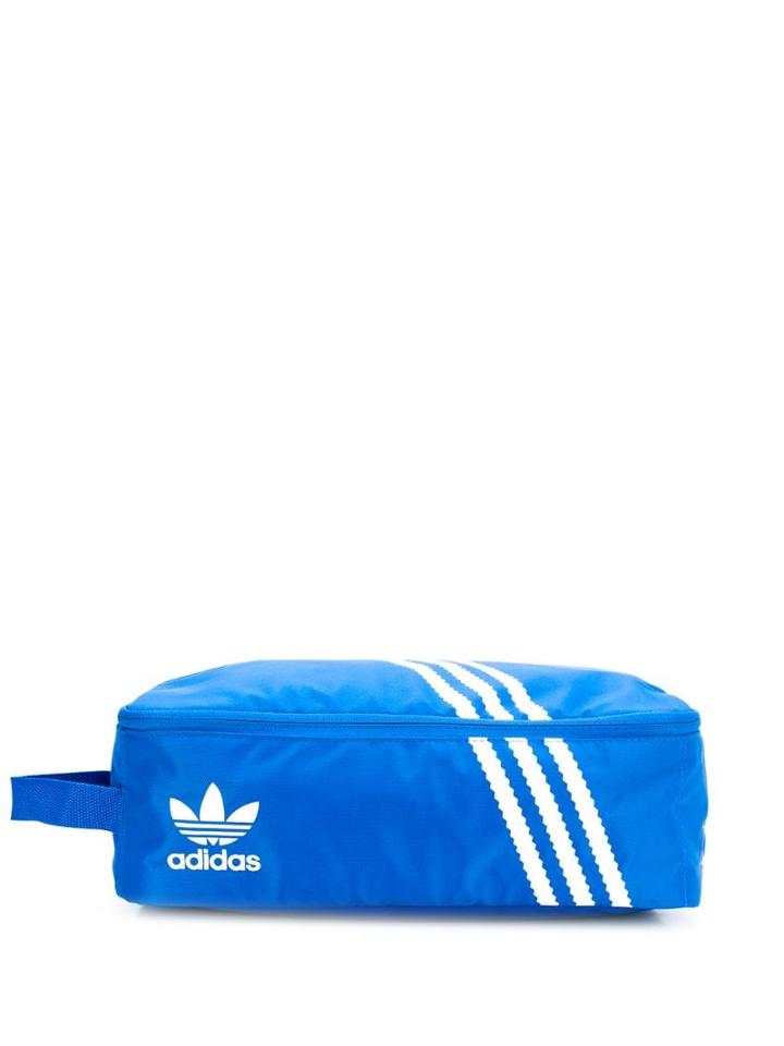 Adidas Logo Stripe Boot Bag - Blue