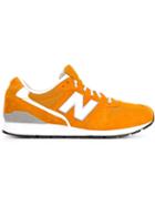 New Balance 996 Sneakers, Men's, Size: 7.5, Yellow/orange, Suede/rubber