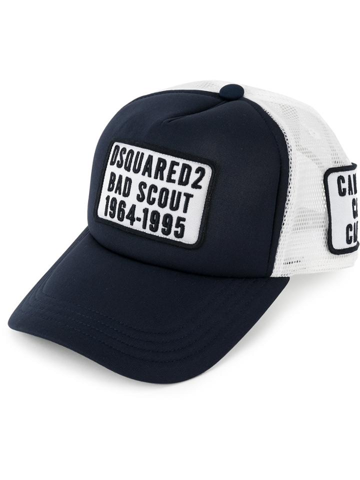 Dsquared2 Bad Scout Baseball Cap - Blue