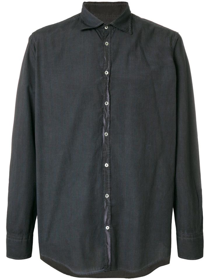Massimo Alba Distress Dyed Shirt - Grey