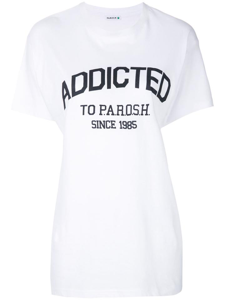 P.a.r.o.s.h. Addicted T-shirt - White