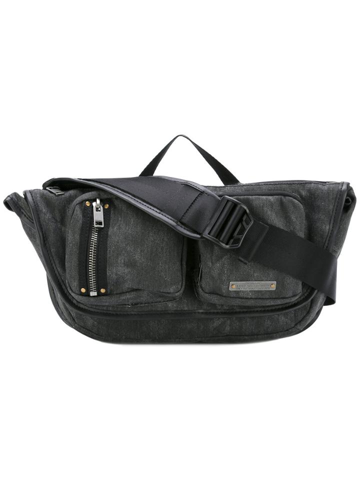 Diesel Shoulder Backpack - Black