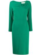 Goat Justine Bow Detail Dress - Green