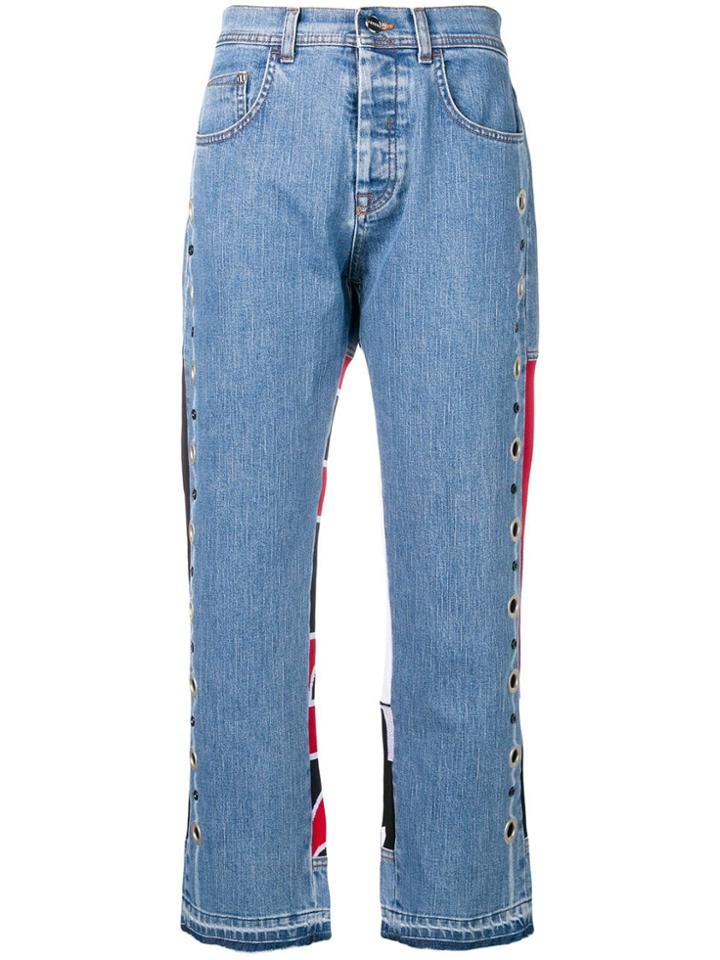 Iceberg Colour Blocking Jeans - Blue