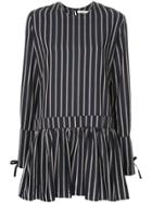 Matin Striped Dress - Black