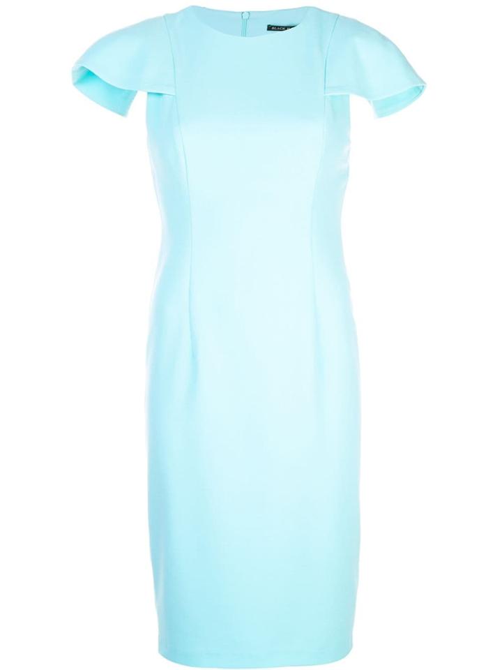 Black Halo Uneven Sleeve Dress - Blue