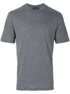 Joseph - Basic T-shirt - Men - Cotton/lyocell - L, Grey, Cotton/lyocell