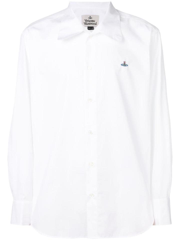 Vivienne Westwood Embroidered Logo Shirt - White