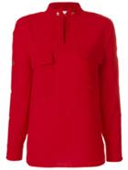 Gaelle Bonheur Star Detail Blouse - Red
