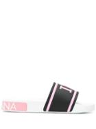 Dolce & Gabbana I Heart Pool Slides - Black