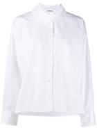 Barena Contrasting Collar Shirt - White