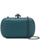 Bottega Veneta Knot Clutch Bag - Blue