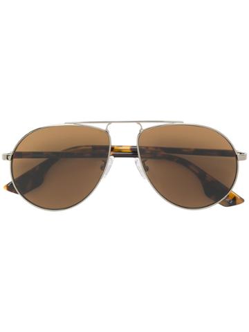 Mcq By Alexander Mcqueen Eyewear Tortoiseshell Aviator Sunglasses -