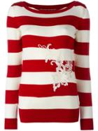 Ermanno Scervino Striped Jumper - Red