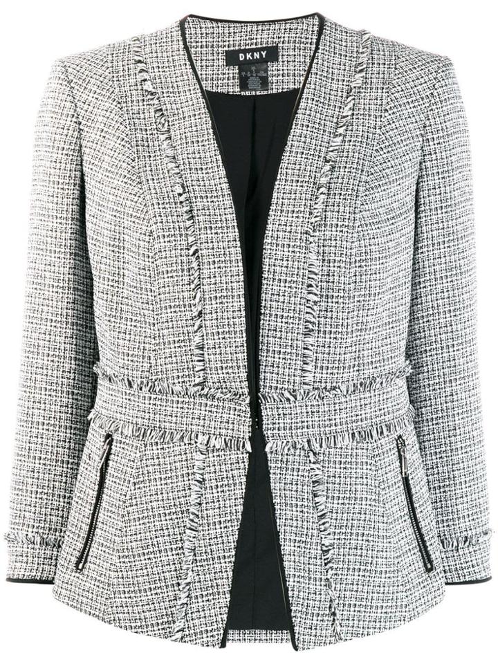 Dkny Open Front Jacket - Black