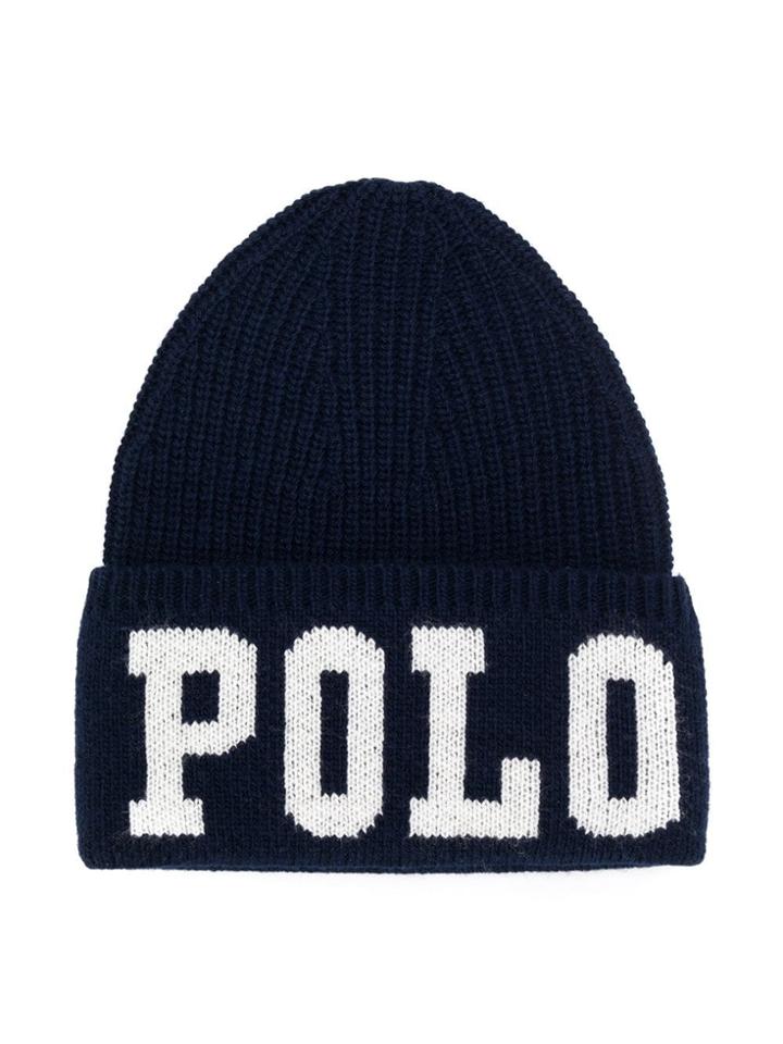Ralph Lauren Kids Polo Print Hat - Blue