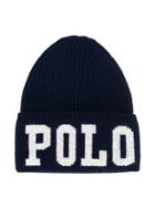 Ralph Lauren Kids Polo Print Hat - Blue