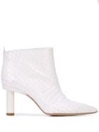 Tibi Theo Ankle Boots - White