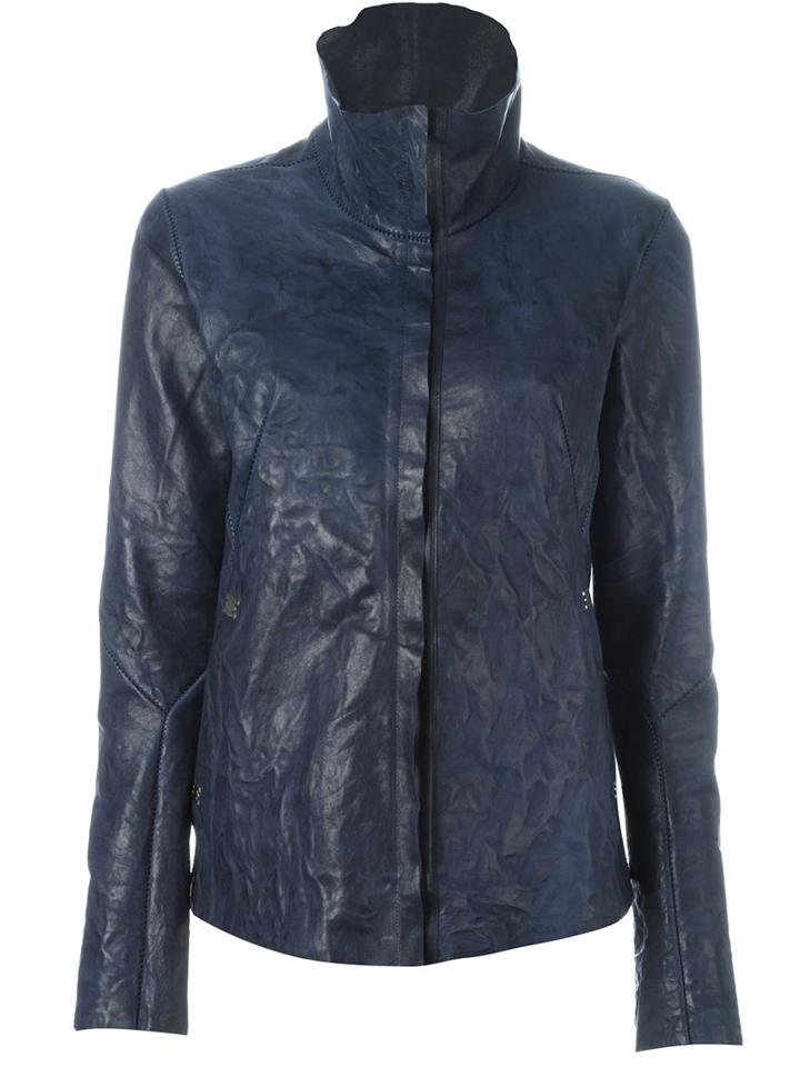 Isaac Sellam Experience Imprudente Jacket, Women's, Size: 38, Blue, Lamb Skin