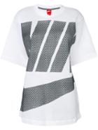 Nike - Logo Mesh Top - Women - Nylon - L, White, Nylon