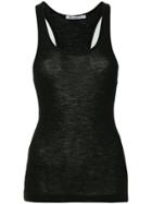 T By Alexander Wang Stretch Fit Tank Top - Black