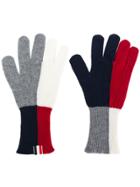 Thom Browne Block Colour Gloves - Multicolour