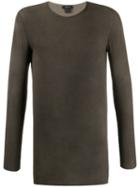 Avant Toi Crew Neck Sweatshirt - Brown