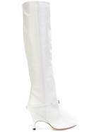Alchimia Di Ballin Buckle Detail Knee Length Boot - White