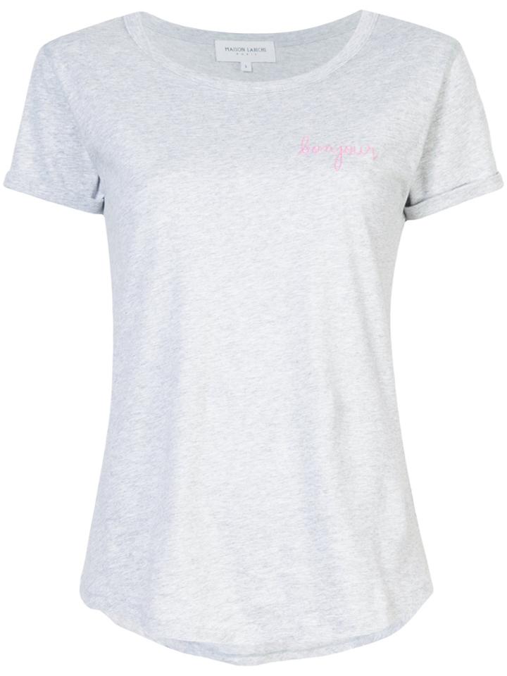 Maison Labiche Bonjour T-shirt - Grey