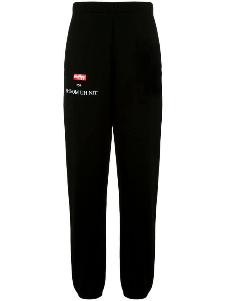 Ih Nom Uh Nit Branded Track Pants - Black
