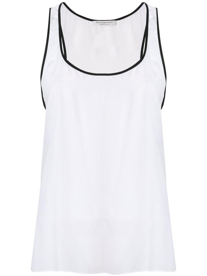 Philosophy Di Lorenzo Serafini Spaghetti Strap Top - White