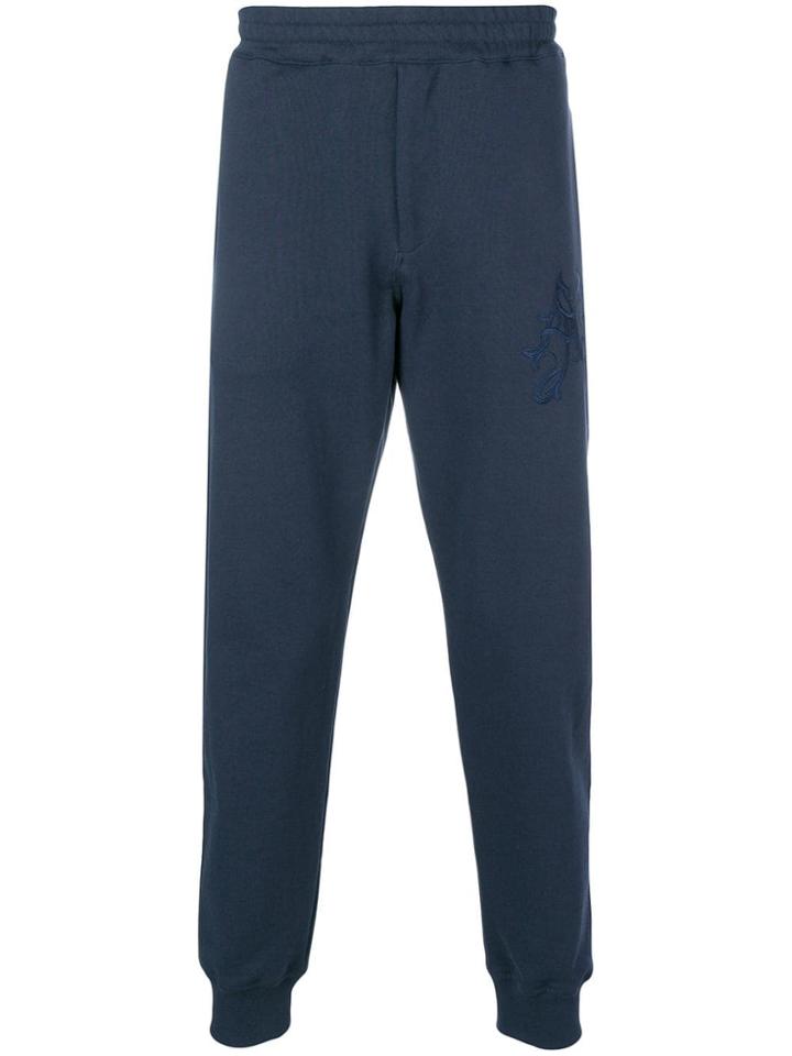 Alexander Mcqueen Slim Fit Track Pants - Blue