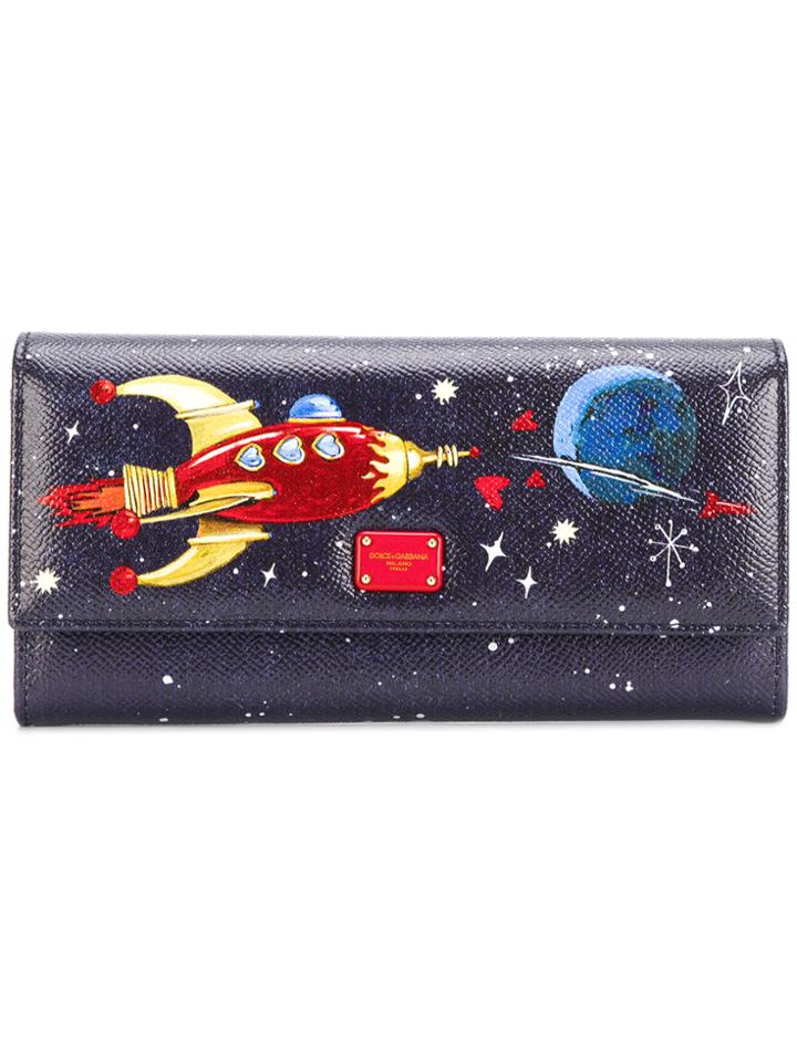 Dolce & Gabbana Rocket Continental Purse - Blue