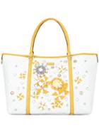 Gucci Pre-owned Embellished Guccissima Tote - White