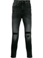 R13 Ripped Detail Jeans - Black