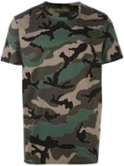Valentino 'rockstud' Camouflage T-shirt, Men's, Size: Small, Green, Cotton