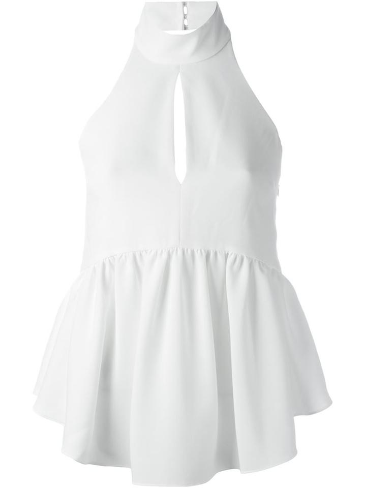 Elizabeth And James Flared Halterneck Top