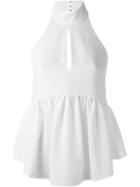 Elizabeth And James Flared Halterneck Top