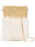 Laura B Soft Mobile Bag - White