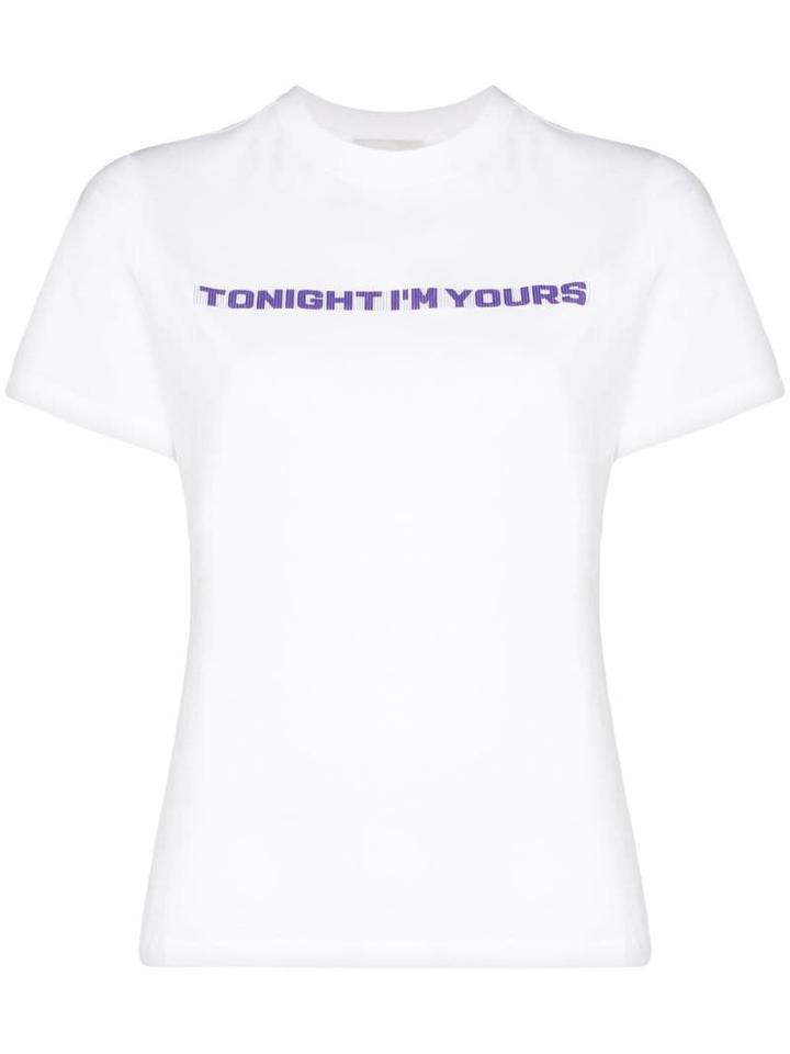 Coperni Tonight I'm Yours Printed T-shirt - White