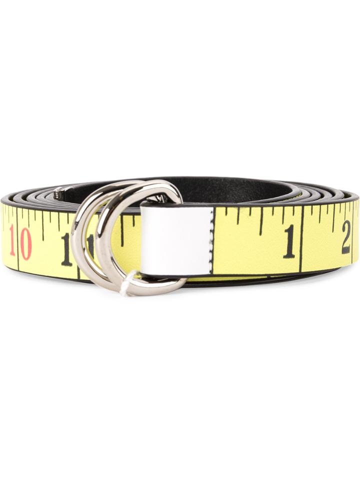Maison Margiela Printed Buckle Belt - Yellow & Orange