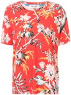 Diane Von Furstenberg Floral Print T-shirt - Red